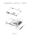 Stacked card connector diagram and image