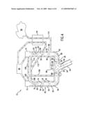 Marine engine exhaust system with cooling arrangement diagram and image