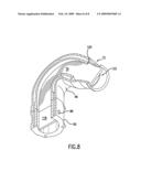 Marine engine exhaust system with cooling arrangement diagram and image