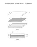 Laminate structure with an interlayer diagram and image