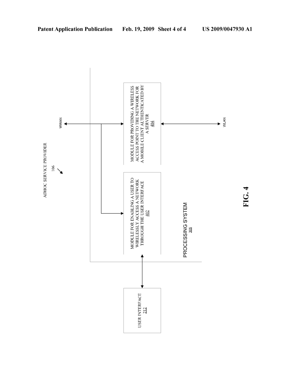 METHOD FOR A HETEROGENEOUS WIRELESS AD HOC MOBILE SERVICE PROVIDER - diagram, schematic, and image 05