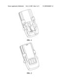 MOBILE PHONE HOLDER FOR MECHANICAL VEHICLES diagram and image