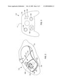 Programmable movement of an orientation of a game character view of a game environment diagram and image