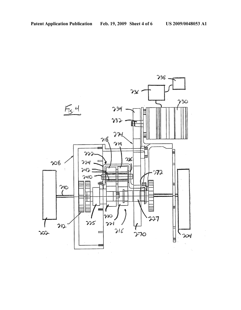 AUXILIARY TRANSMISSION FOR A CONTINOUSLY VARIABLE TRANSMISSION WITH ACTIVE SPEED CONTROL - diagram, schematic, and image 05