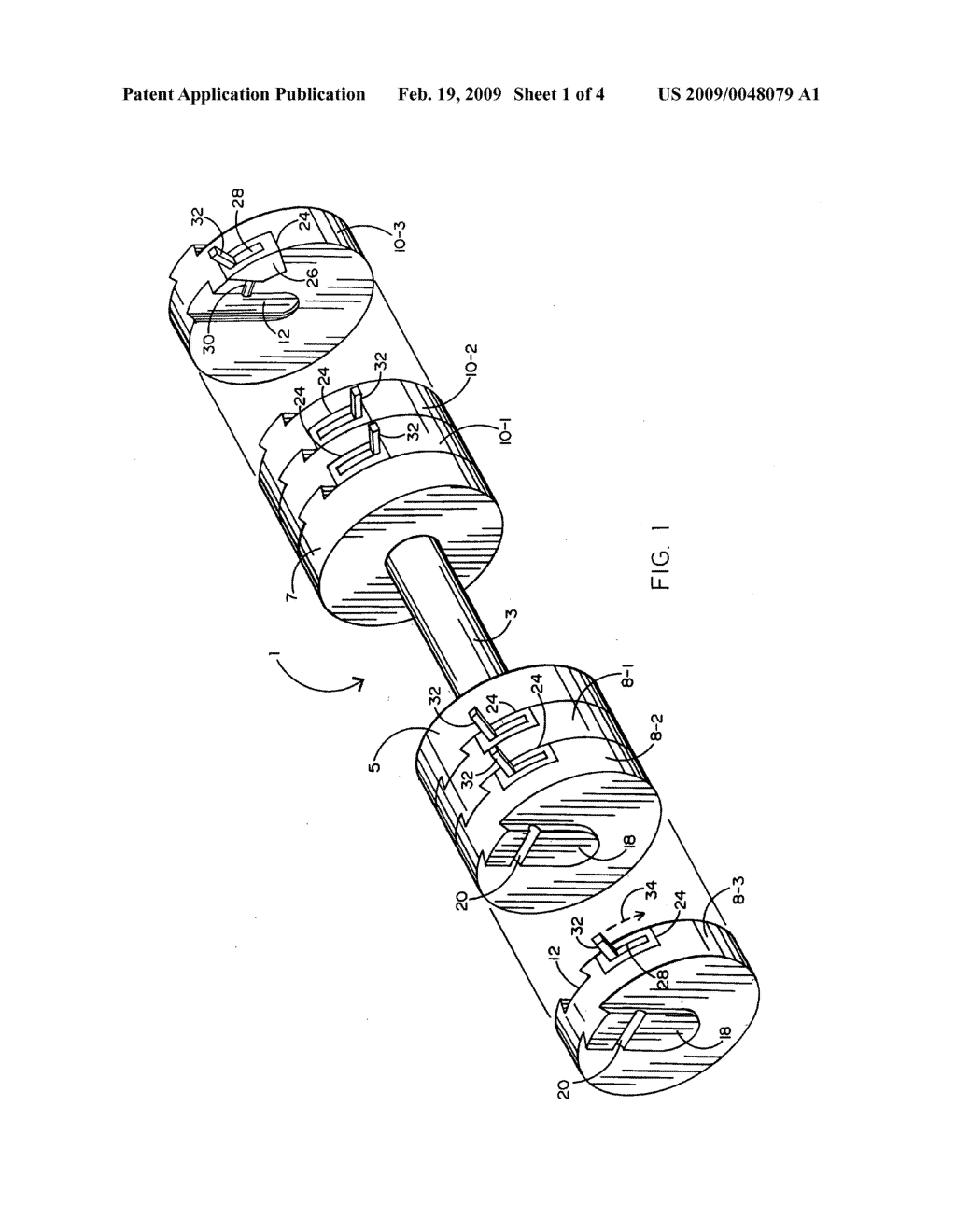 Dumbbell weight training device having detachable weight plates - diagram, schematic, and image 02