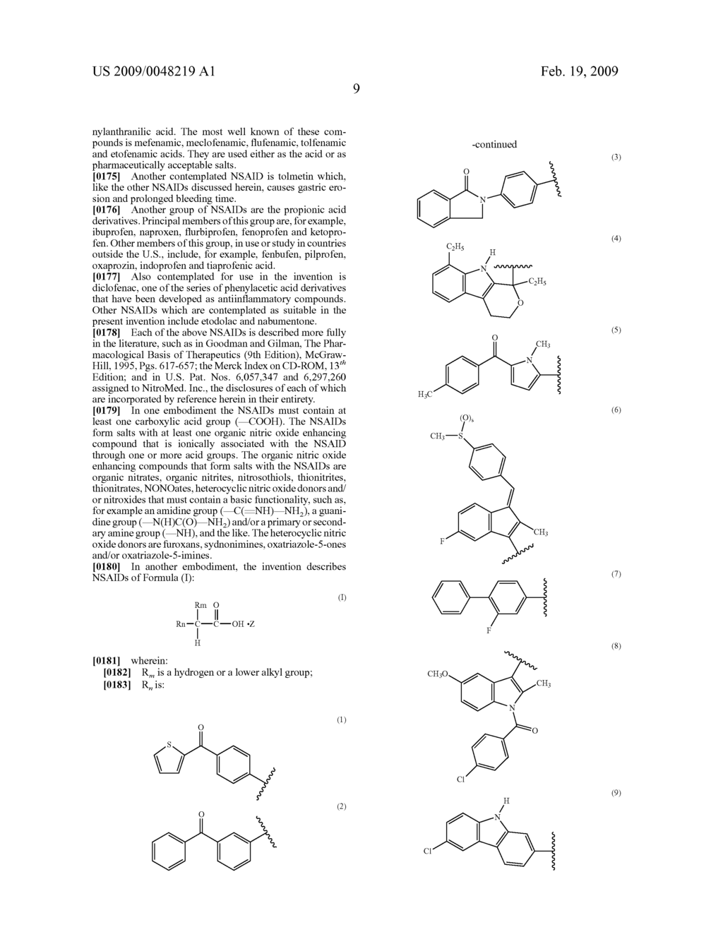 ORGANIC NITRIC OXIDE DONOR SALTS OF NONSTEROIDAL ANTIINFLAMMATORY COMPOUNDS, COMPOSITIONS AND METHODS OF USE - diagram, schematic, and image 10