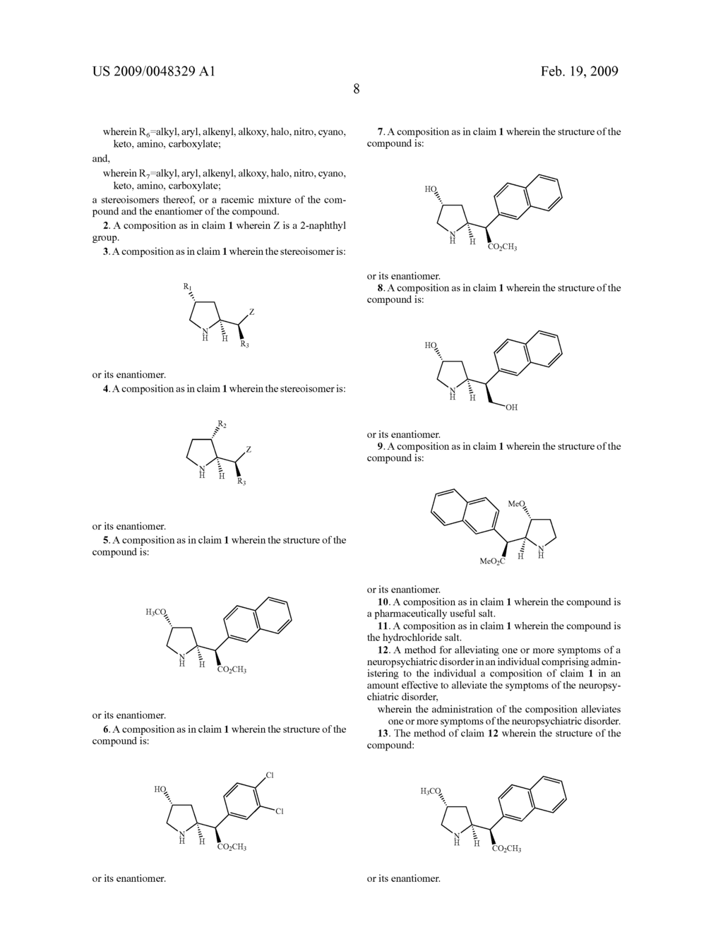 Substituted Pyrrolidine Compounds With Central Nervous System Activity - diagram, schematic, and image 14