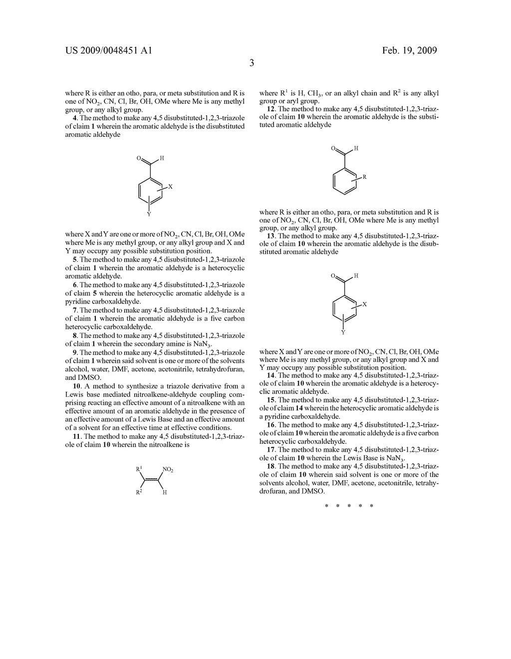 Synthesis of triazole derivatives from Lewis base mediated nitroalkene-aldehyde coupling - diagram, schematic, and image 04