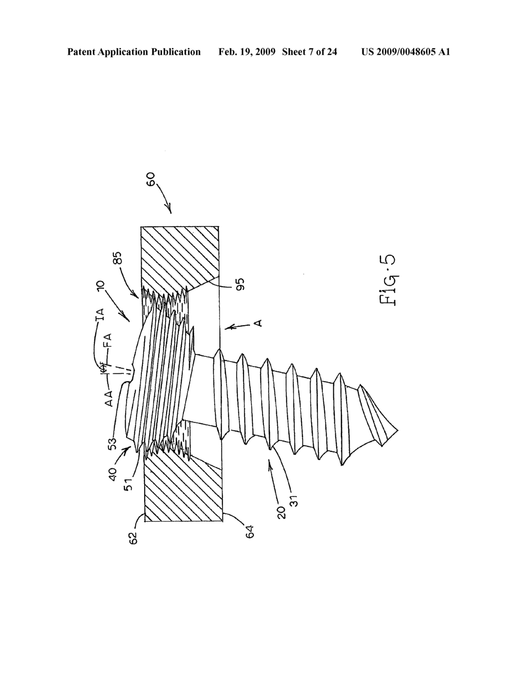 Surgical lag tool devices and methods for use with surgical bone screw/plate systems - diagram, schematic, and image 08