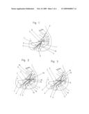 Implantable mesh for surgical reconstruction in the area of the pelvic floor diagram and image