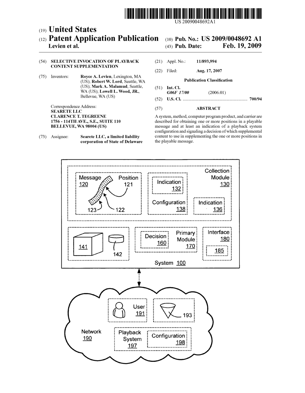 Selective invocation of playback content supplementation - diagram, schematic, and image 01