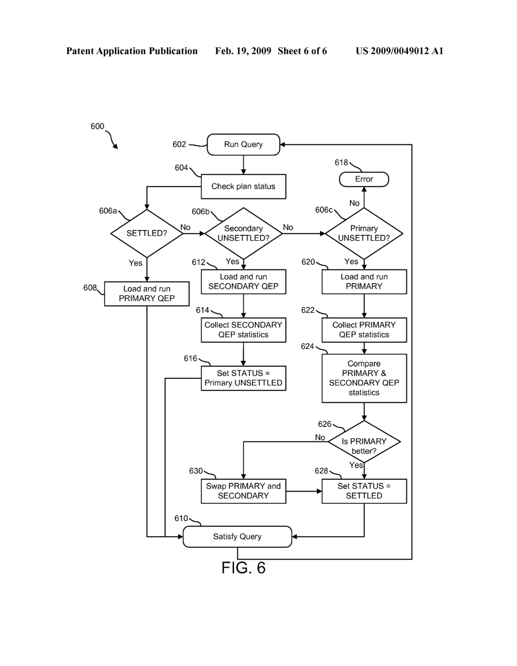 APPARATUS, SYSTEM, AND METHOD FOR ENSURING QUERY EXECUTION PLAN STABILITY IN A DATABASE MANAGEMENT SYSTEM - diagram, schematic, and image 07