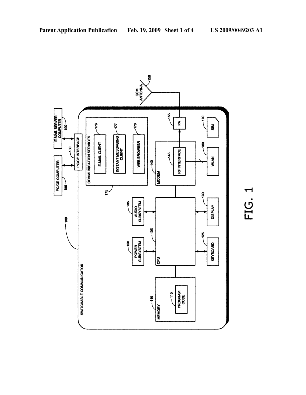 Communication layer switching device - diagram, schematic, and image 02