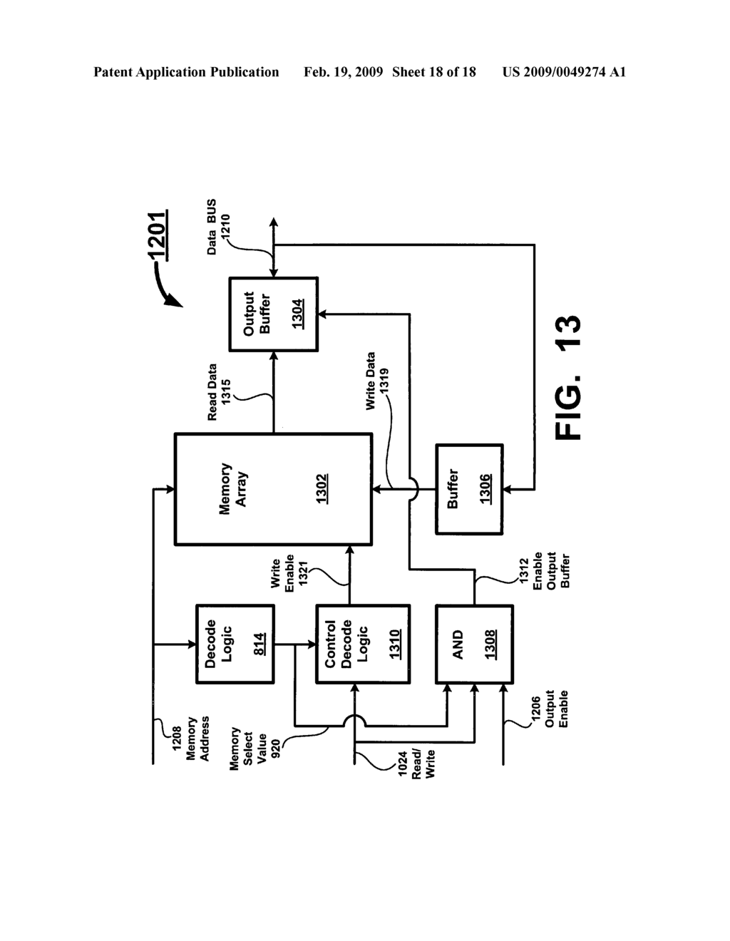 Circuitry and method for indicating a memory - diagram, schematic, and image 19