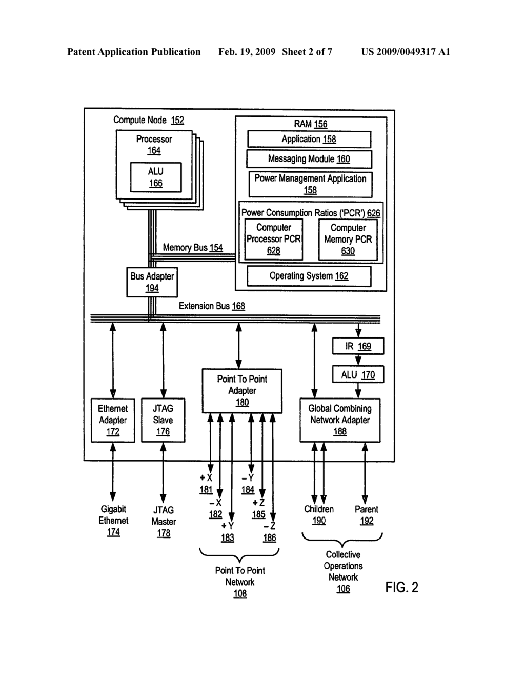 Managing Power in a Parallel Computer - diagram, schematic, and image 03