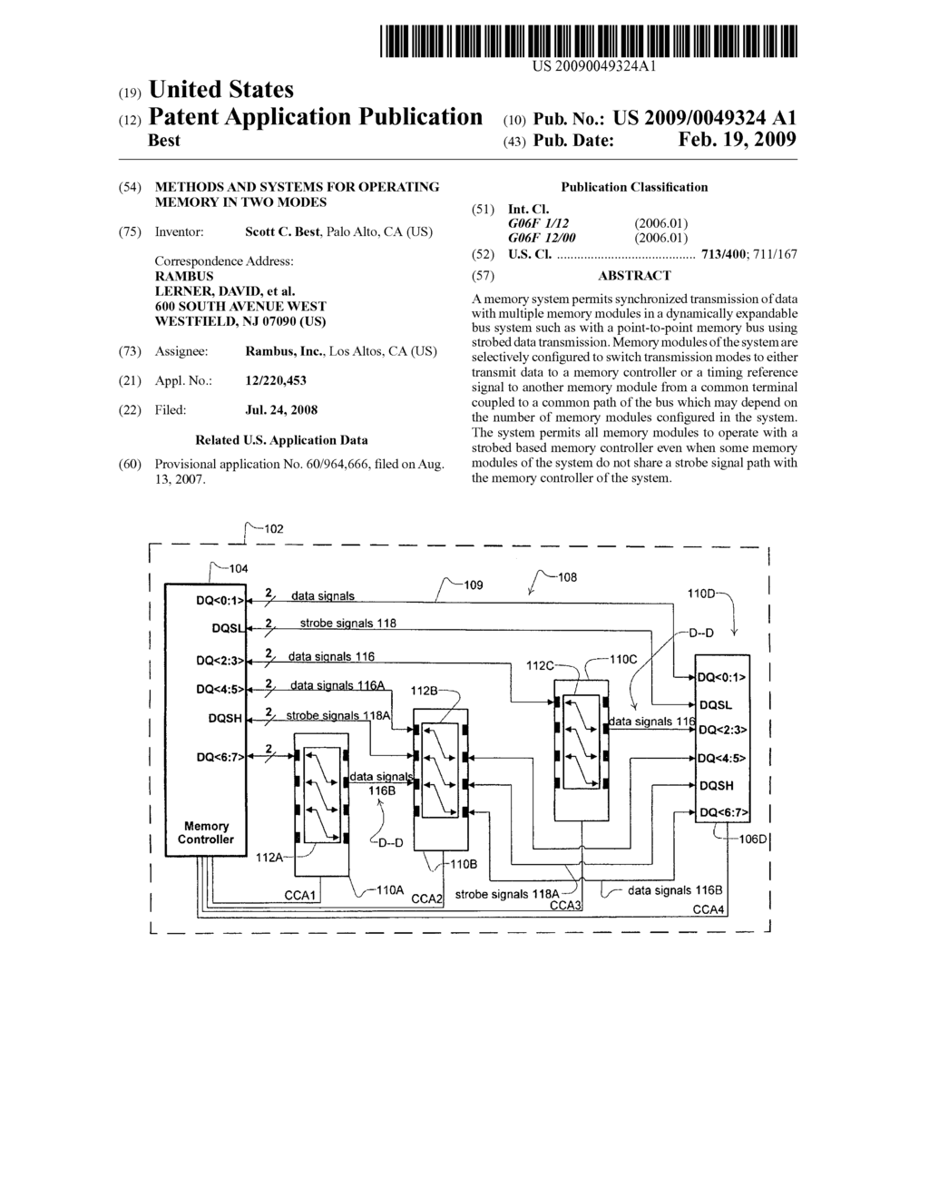 Methods and systems for operating memory in two modes - diagram, schematic, and image 01