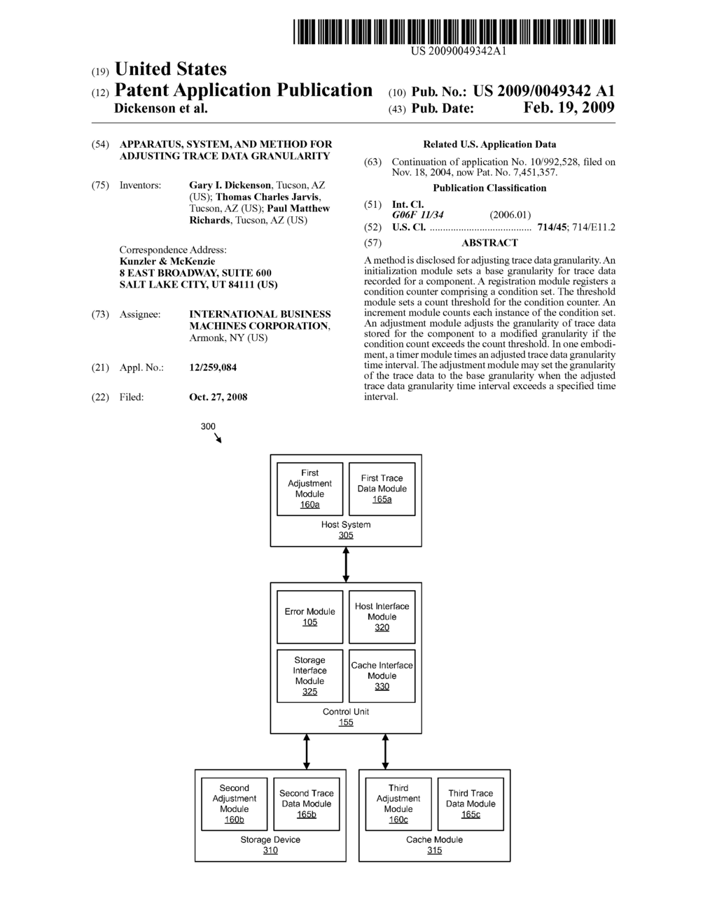 Apparatus, System, and Method for Adjusting Trace Data Granularity - diagram, schematic, and image 01