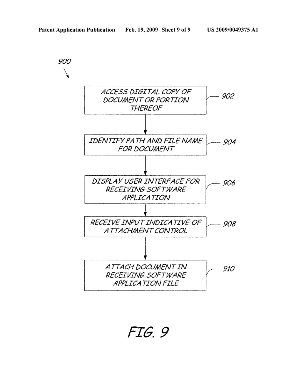 SELECTIVE PROCESSING OF INFORMATION FROM A DIGITAL COPY OF A DOCUMENT FOR DATA ENTRY - diagram, schematic, and image 10