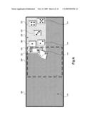 MOVING COMPUTER DISPLAYABLE CONTENT INTO A PREFERRED USER INTERACTIVE FOCUS AREA diagram and image