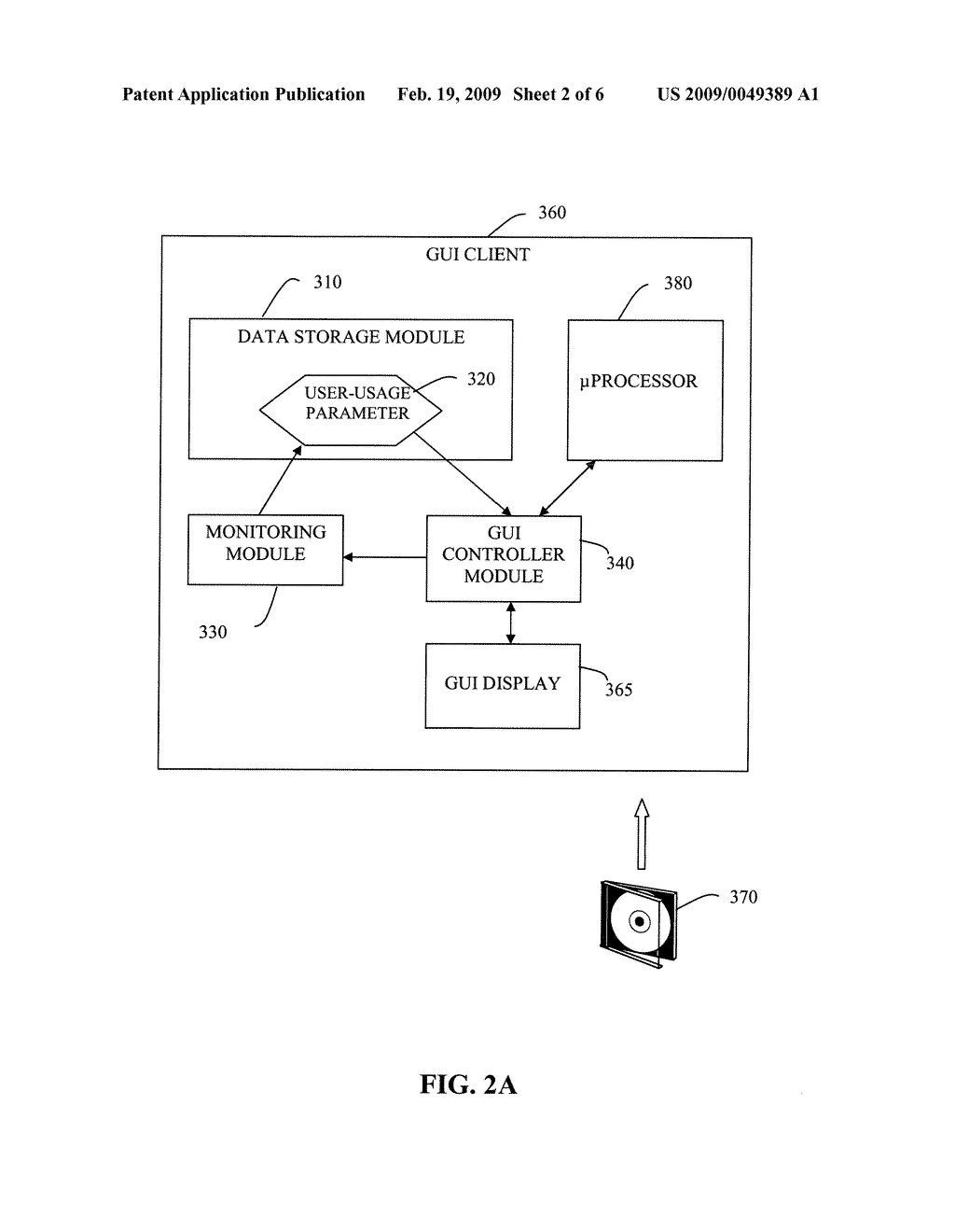 Usage Pattern Driven Graphical User Interface Element Rendering - diagram, schematic, and image 03