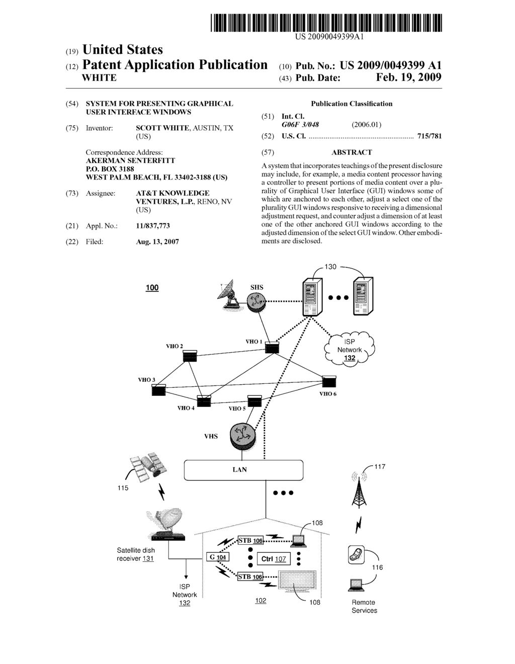 SYSTEM FOR PRESENTING GRAPHICAL USER INTERFACE WINDOWS - diagram, schematic, and image 01