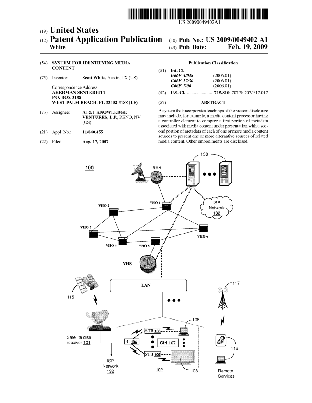 SYSTEM FOR IDENTIFYING MEDIA CONTENT - diagram, schematic, and image 01