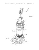 VACUUM CLEANER WITH WAND ACTIVATED CONVERSION VALVE diagram and image