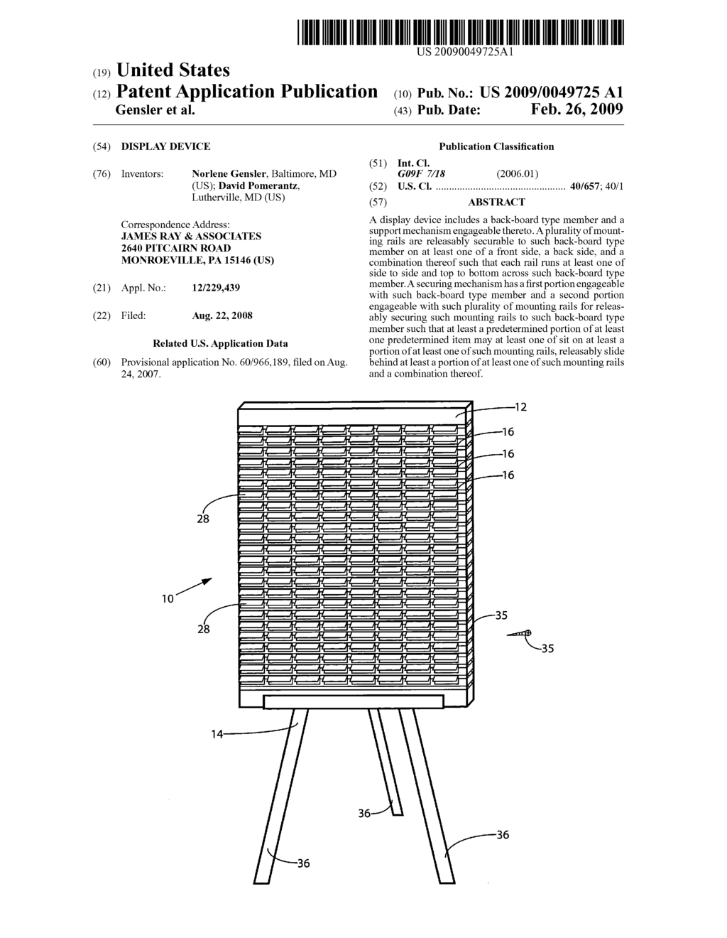 Display device - diagram, schematic, and image 01