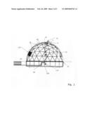 C.O.R.E. - Continuous Omnidirectional Radian Energy geodesic hubs/structures diagram and image