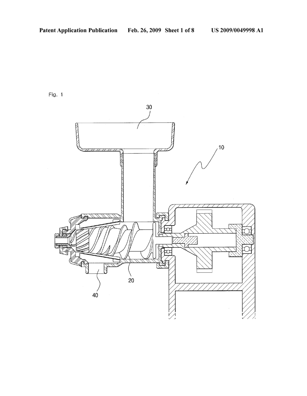 Juice Extractor - diagram, schematic, and image 02