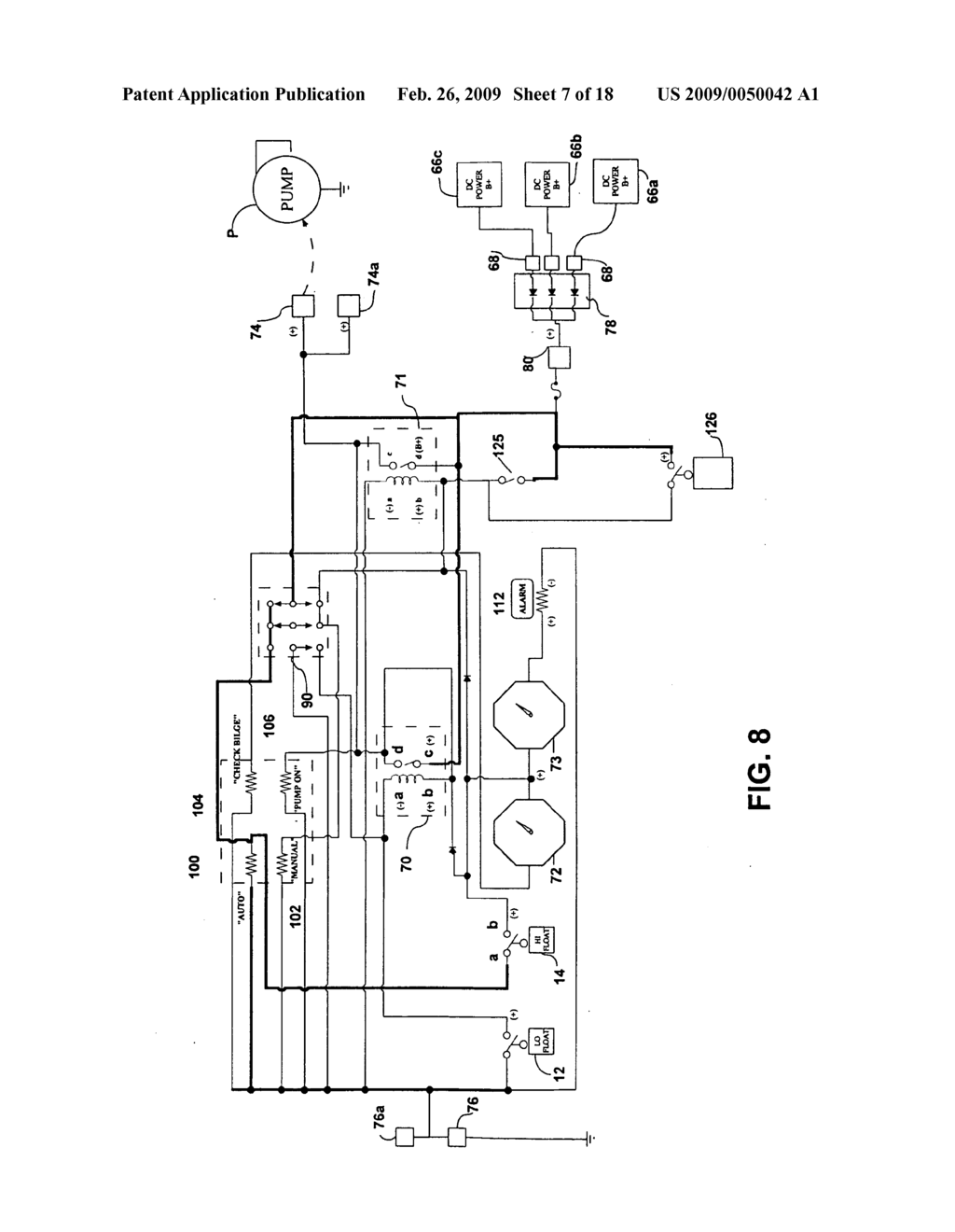 Method of and apparatus for detecting and controlling bilge water in a sea vessel - diagram, schematic, and image 08