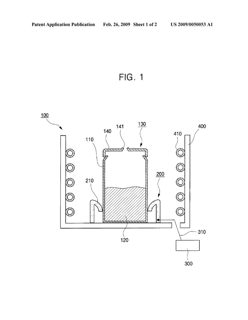 CRUCIBLE HEATING APPARATUS AND DEPOSITION APPARATUS INCLUDING THE SAME - diagram, schematic, and image 02