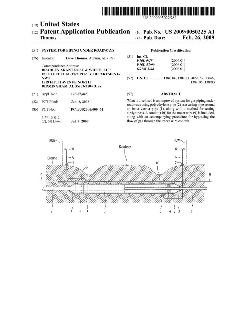 System for Piping Under Roadways - diagram, schematic, and image 01