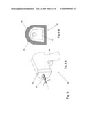 Process and apparatus for drilling holes in soft materials. diagram and image