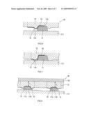 MOUNTING STRUCTURE OF ELECTRONIC COMPONENT diagram and image