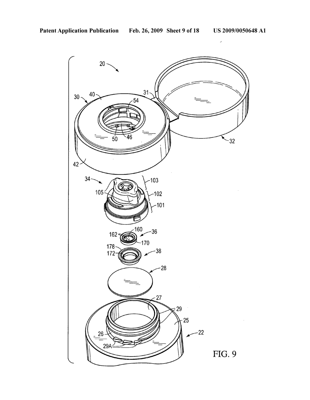 Liner piercing twist closure - diagram, schematic, and image 10