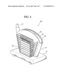 Collapsible bathroom caddy diagram and image