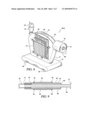 Collapsible bathroom caddy diagram and image