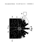 Gamma camera including a scintillator and an image intensifier diagram and image