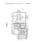 Electron beam apparatus and method of manufacturing semiconductor device using the apparatus diagram and image