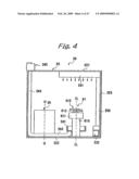 Electron beam apparatus and method of manufacturing semiconductor device using the apparatus diagram and image