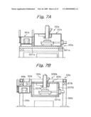 Electron beam apparatus and method of manufacturing semiconductor device using the apparatus diagram and image