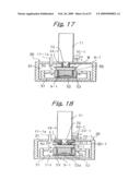 Electron beam apparatus and method of manufacturing semiconductor device using the apparatus diagram and image