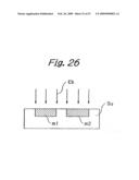 Electron beam apparatus and method of manufacturing semiconductor device using the apparatus diagram and image