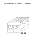 FEATURE FORMED BENEATH AN EXISTING MATERIAL DURING FABRICATION OF A SEMICONDUCTOR DEVICE AND ELECTRONIC SYSTEMS COMPRISING THE SEMICONDUCTOR DEVICE diagram and image