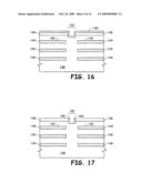 FEATURE FORMED BENEATH AN EXISTING MATERIAL DURING FABRICATION OF A SEMICONDUCTOR DEVICE AND ELECTRONIC SYSTEMS COMPRISING THE SEMICONDUCTOR DEVICE diagram and image