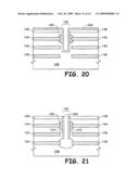 FEATURE FORMED BENEATH AN EXISTING MATERIAL DURING FABRICATION OF A SEMICONDUCTOR DEVICE AND ELECTRONIC SYSTEMS COMPRISING THE SEMICONDUCTOR DEVICE diagram and image