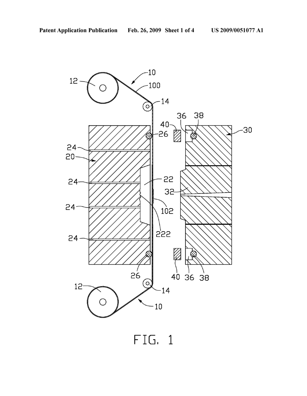 Apparatus and method for molding plastics having relief decoration - diagram, schematic, and image 02