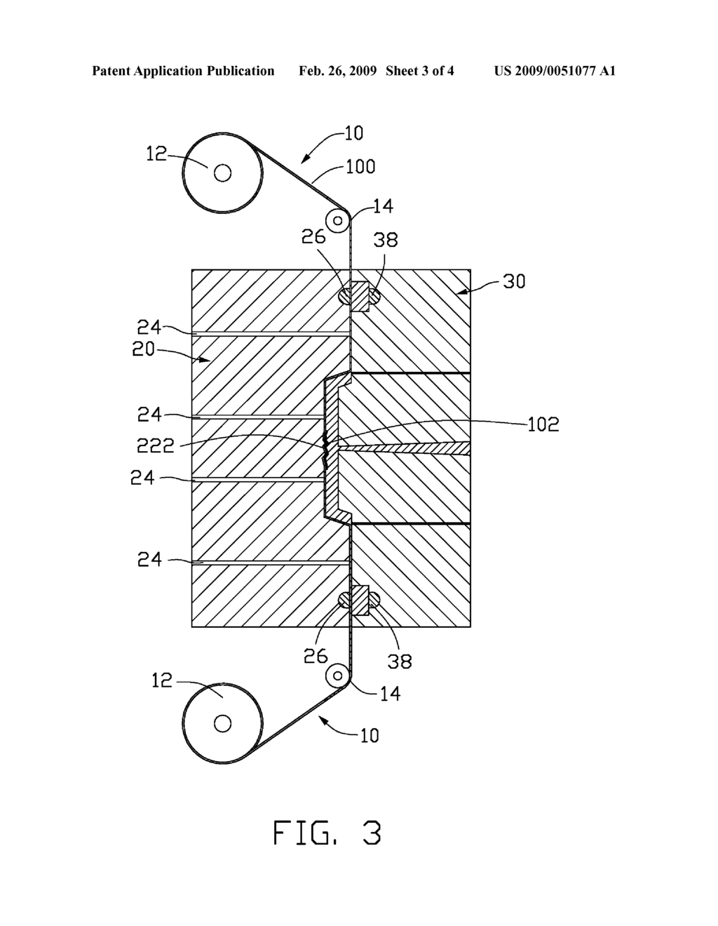 Apparatus and method for molding plastics having relief decoration - diagram, schematic, and image 04