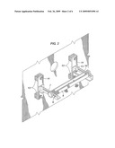 Pipe welding holding device and method for holding pipes with flanges in place during welding to vessel walls and other structures diagram and image